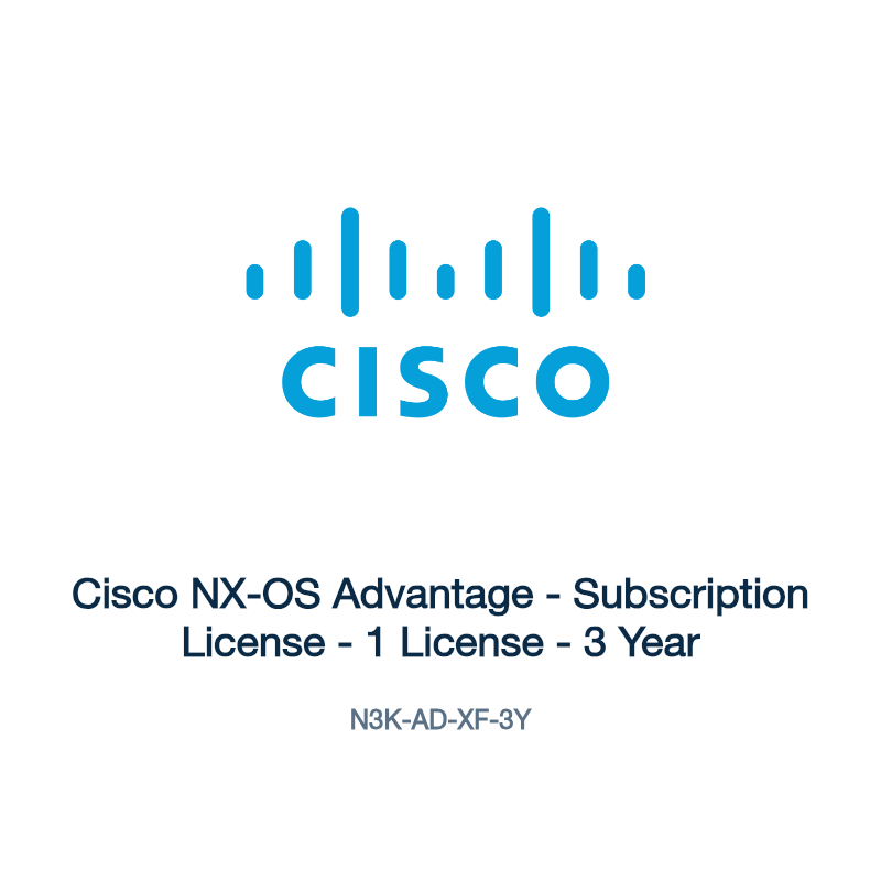 N3K-AD-XF-3Y: Cisco NX-OS Advantage
