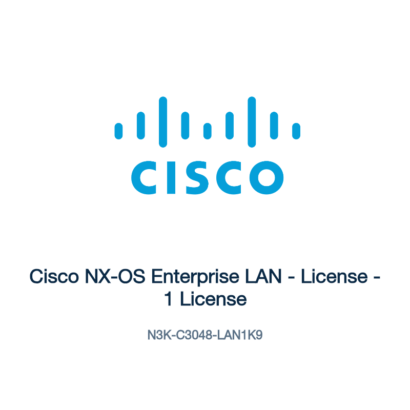 N3K-C3048-LAN1K9: Cisco NX-OS Enterprise LAN