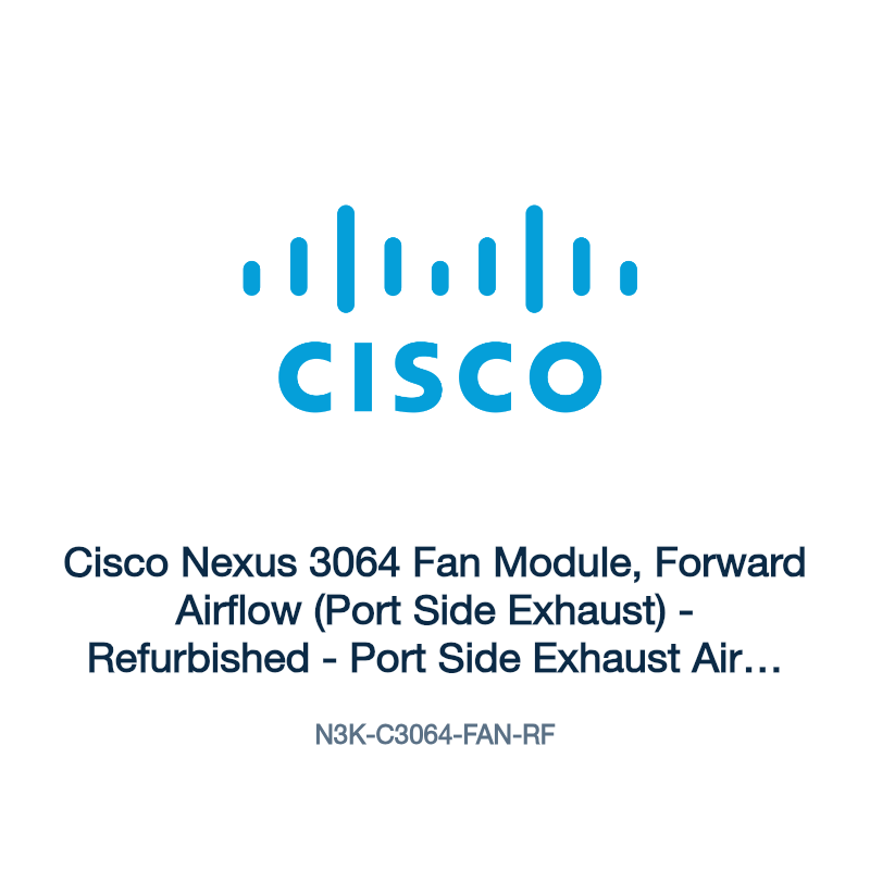 N3K-C3064-FAN-RF: Cisco Nexus 3064 Fan Module, Forward Airflow (Port Side Exhaust)