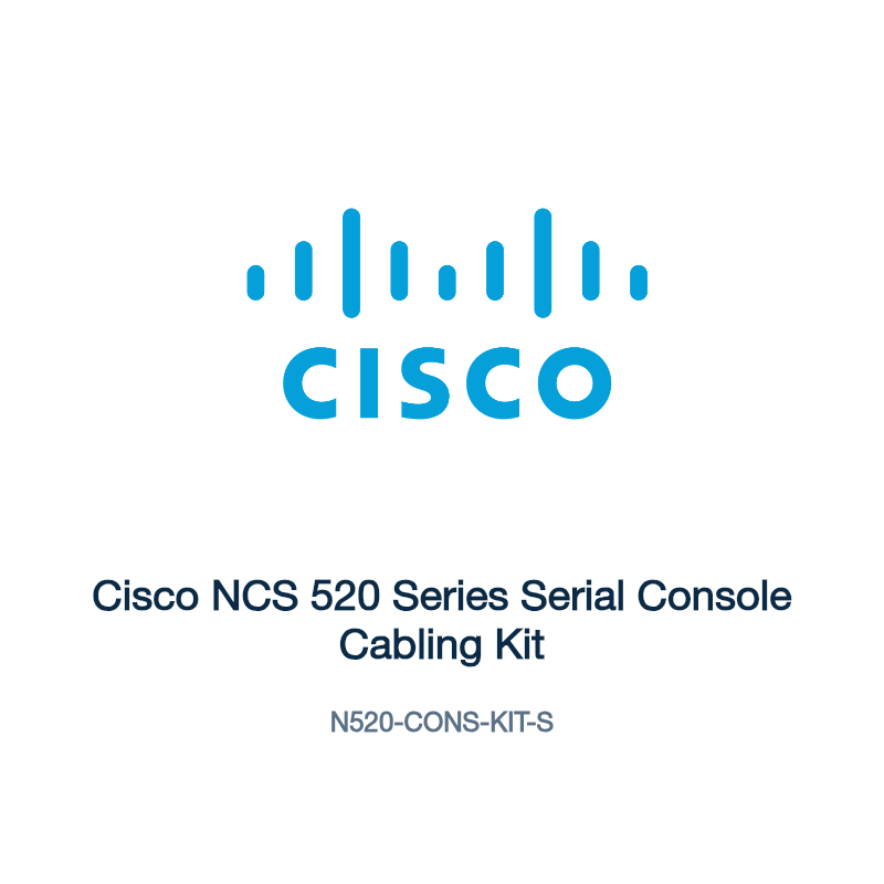 N520-CONS-KIT-S: Cisco NCS 520 Series Serial Console Cabling Kit
