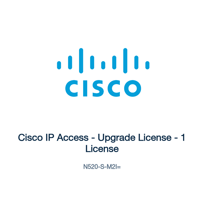 N520-S-M2I=: Cisco IP Access - Upgrade License - 1 License