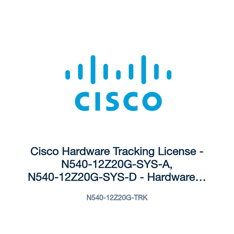 N540-12Z20G-TRK: Cisco Hardware Tracking License