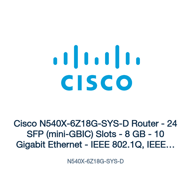 N540X-6Z18G-SYS-D: Cisco N540X-6Z18G-SYS-D Router