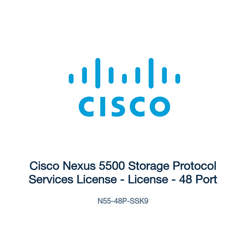 N55-48P-SSK9: Cisco Nexus 5500 Storage Protocol Services License
