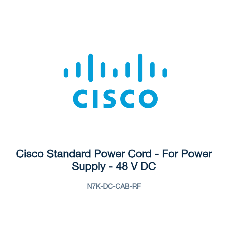 N7K-DC-CAB-RF: Cisco Standard Power Cord