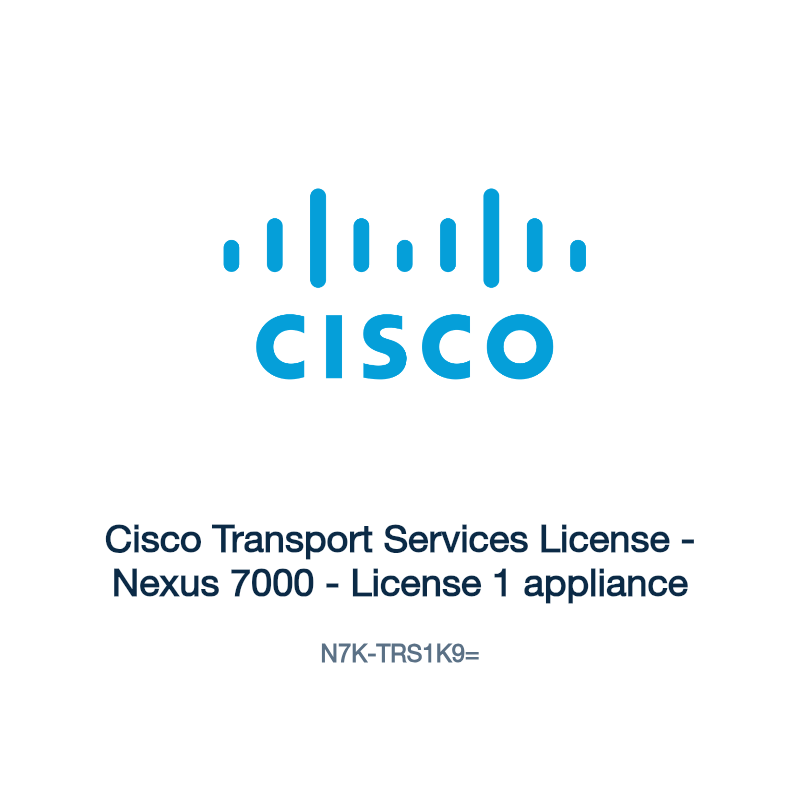 N7K-TRS1K9=: Cisco Transport Services License