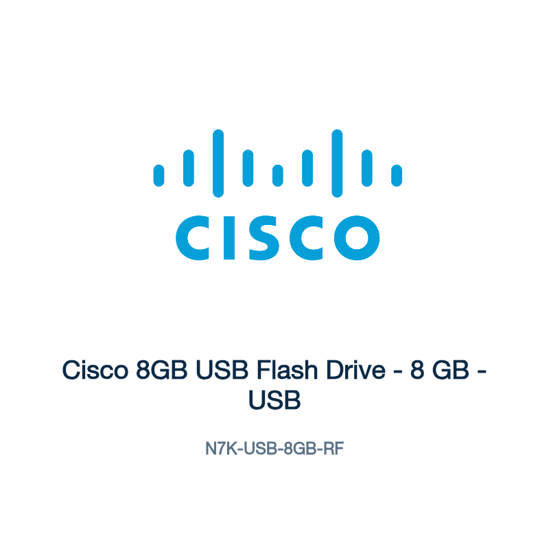 N7K-USB-8GB-RF: Cisco 8GB USB Flash Drive