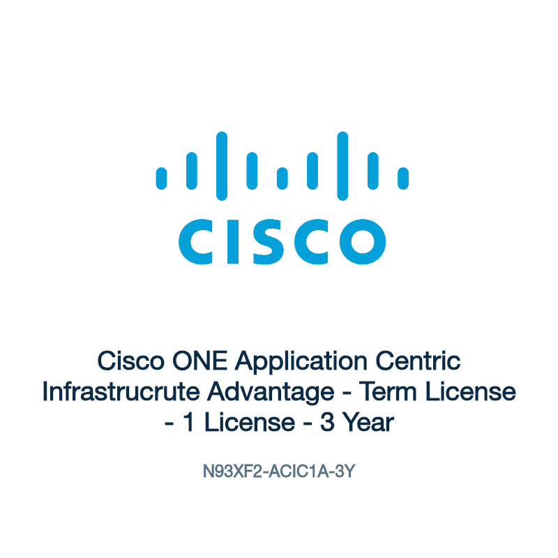 N93XF2-ACIC1A-3Y: Cisco ONE Application Centric Infrastrucrute Advantage