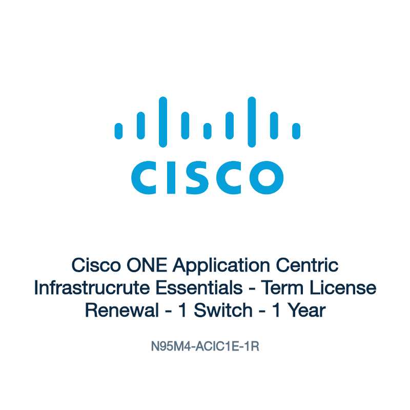 N95M4-ACIC1E-1R: Cisco ONE Application Centric Infrastrucrute Essentials