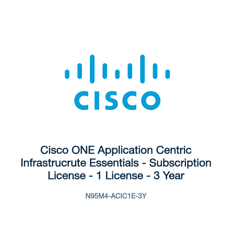 N95M4-ACIC1E-3Y: Cisco ONE Application Centric Infrastrucrute Essentials
