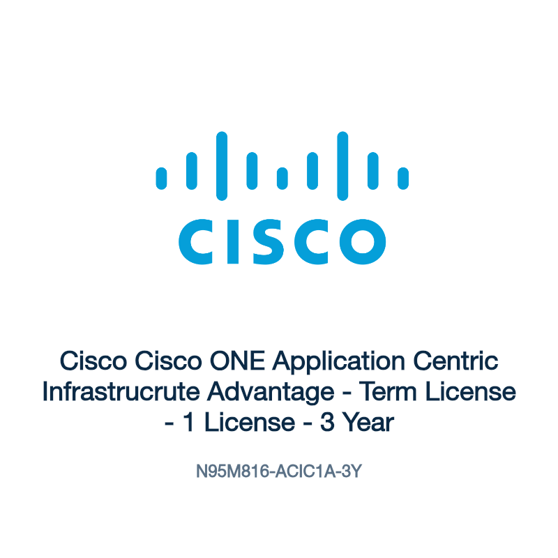 N95M816-ACIC1A-3Y: Cisco Cisco ONE Application Centric Infrastrucrute Advantage