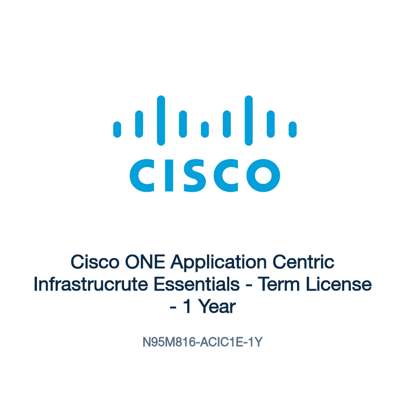 N95M816-ACIC1E-1Y: Cisco ONE Application Centric Infrastrucrute Essentials