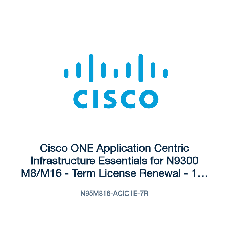 N95M816-ACIC1E-7R: Cisco ONE Application Centric Infrastructure Essentials for N9300