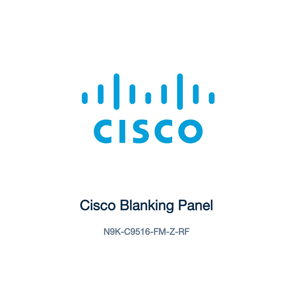 N9K-C9516-FM-Z-RF: Cisco Blanking Panel