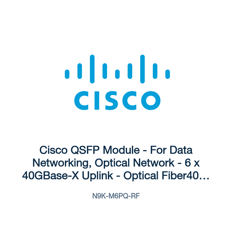 N9K-M6PQ-RF: Cisco QSFP Module