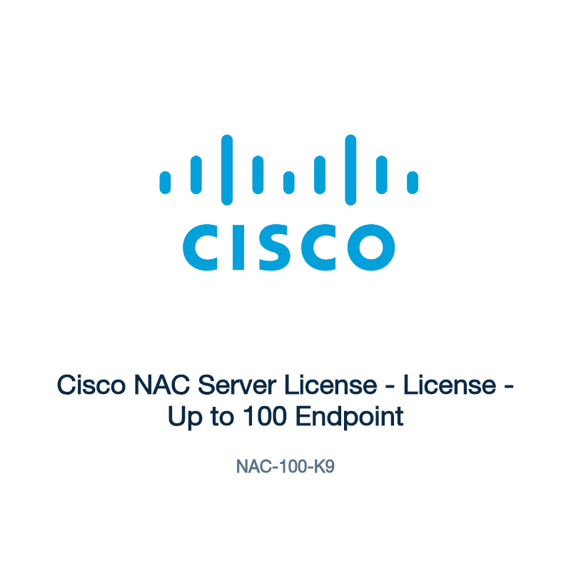 NAC-100-K9: Cisco NAC Server License