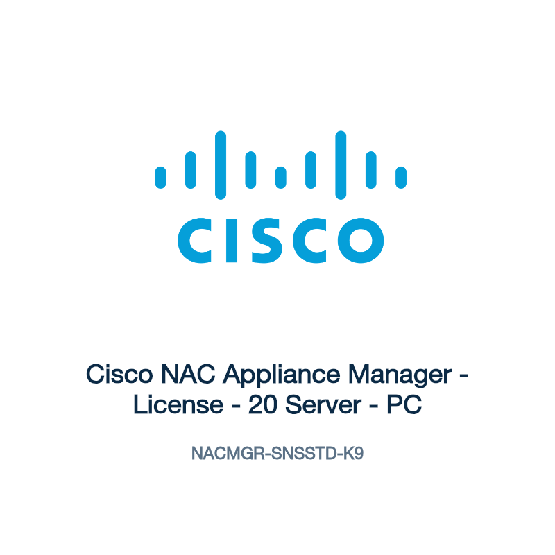 NACMGR-SNSSTD-K9: Cisco NAC Appliance Manager