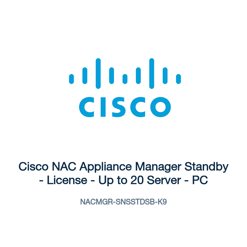 NACMGR-SNSSTDSB-K9: Cisco NAC Appliance Manager Standby