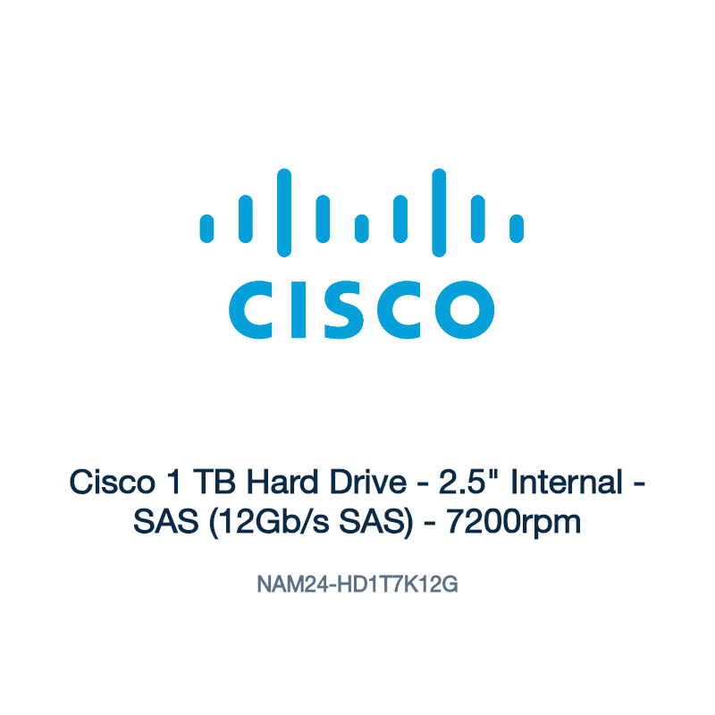 NAM24-HD1T7K12G: Cisco 1 TB Hard Drive