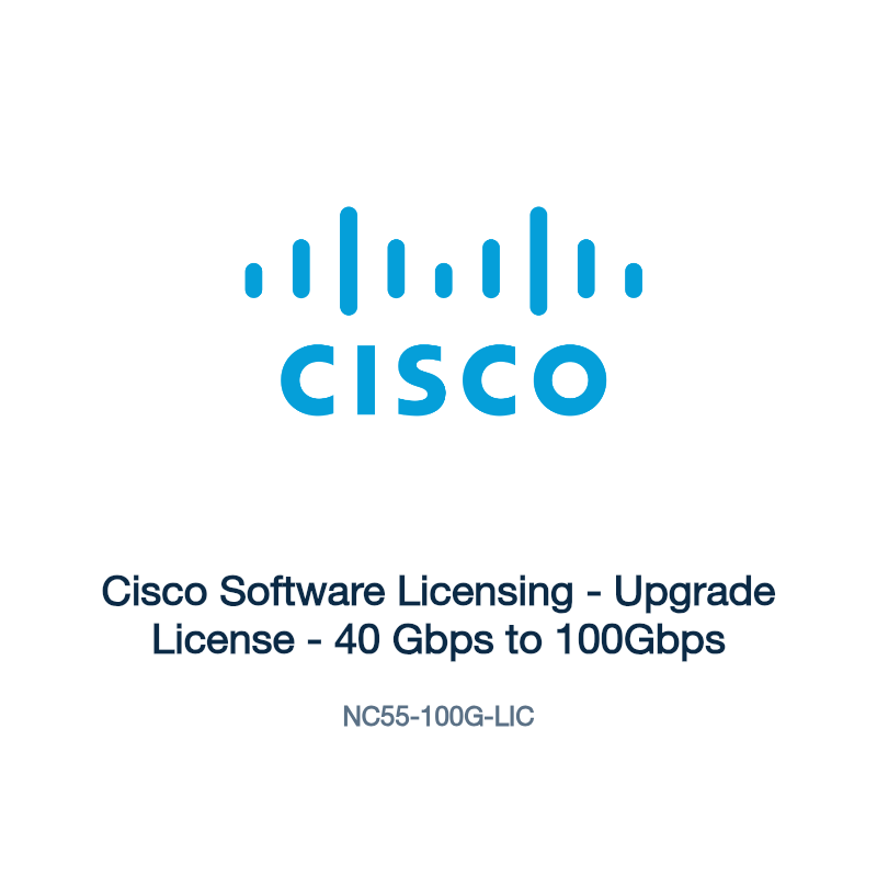 NC55-100G-LIC: Cisco Software Licensing
