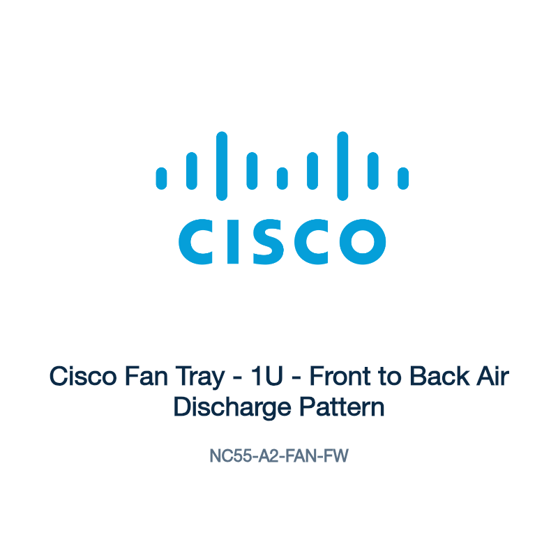 NC55-A2-FAN-FW: Cisco Fan Tray - 1U - Front to Back Air Discharge Pattern