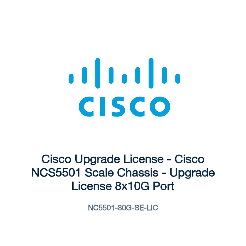 NC5501-80G-SE-LIC: Cisco Upgrade License