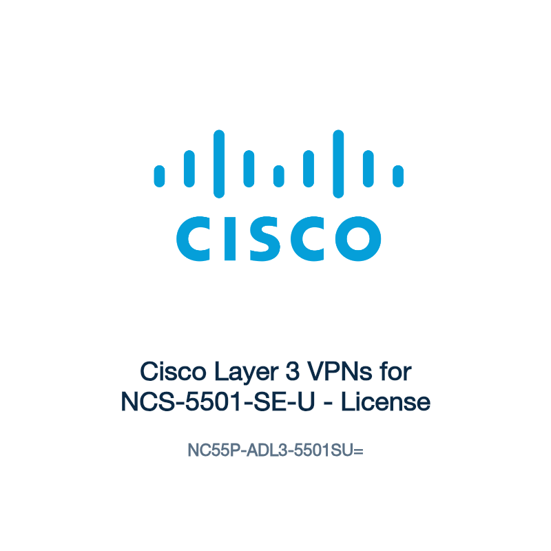 NC55P-ADL3-5501SU=: Cisco Layer 3 VPNs for NCS-5501-SE-U