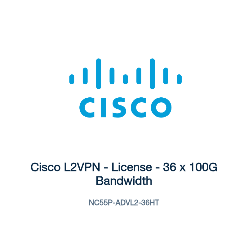 NC55P-ADVL2-36HT: Cisco L2VPN - License - 36 x 100G Bandwidth