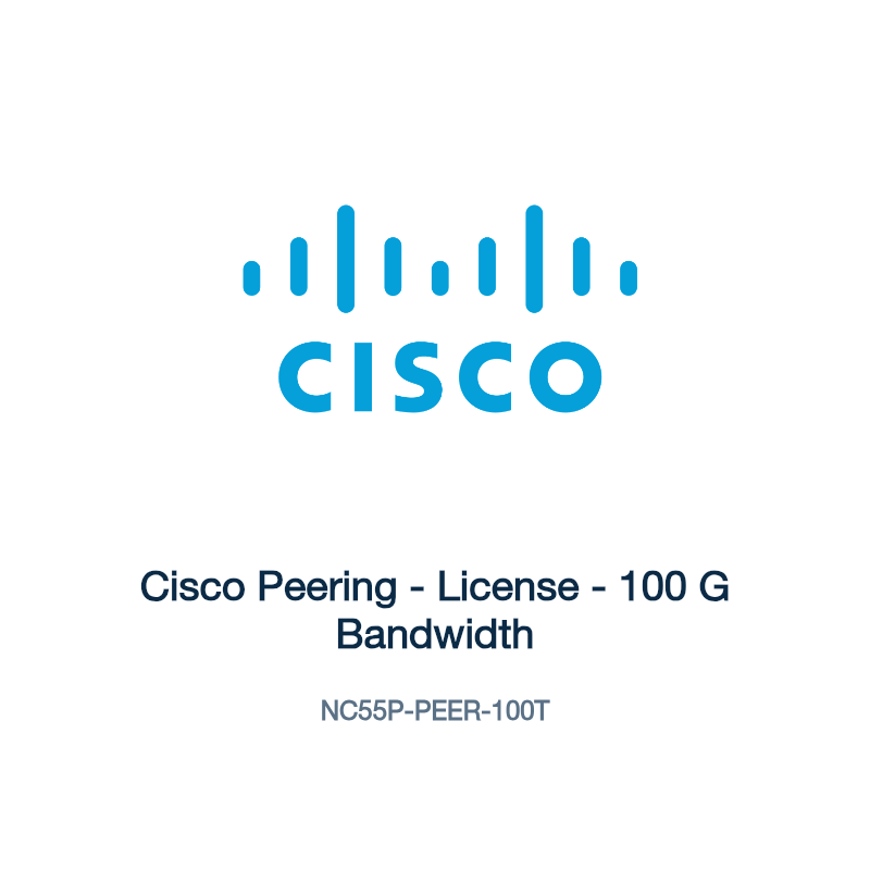 NC55P-PEER-100T: Cisco Peering - License - 100 G Bandwidth