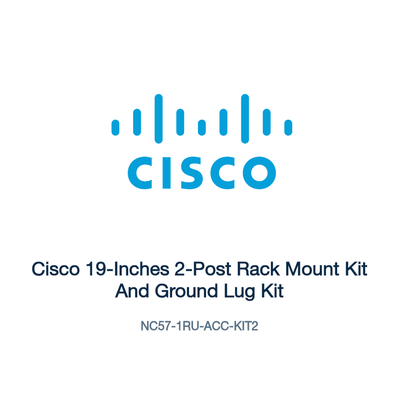 NC57-1RU-ACC-KIT2: Cisco 19-Inches 2-Post Rack Mount Kit And Ground Lug Kit
