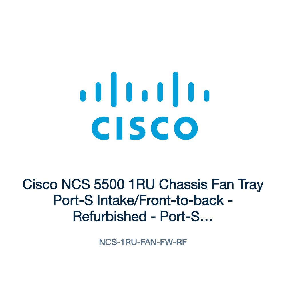NCS-1RU-FAN-FW-RF: Cisco NCS 5500 1RU Chassis Fan Tray Port-S Intake/Front-to-back