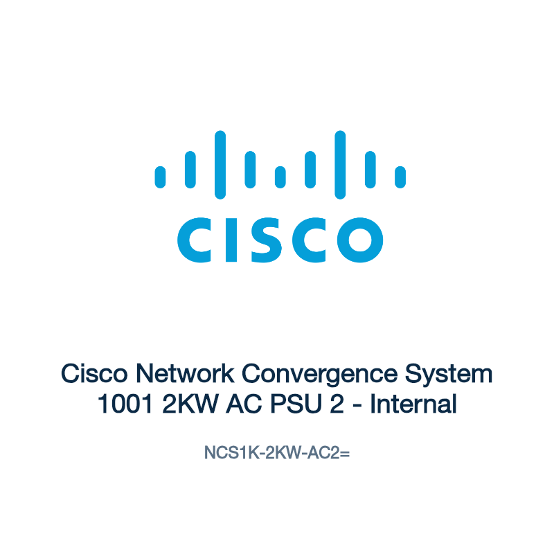NCS1K-2KW-AC2=: Cisco Network Convergence System 1001 2KW AC PSU 2