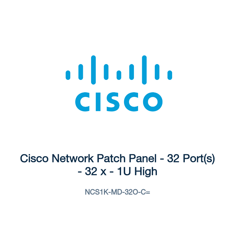 NCS1K-MD-32O-C=: Cisco Network Patch Panel