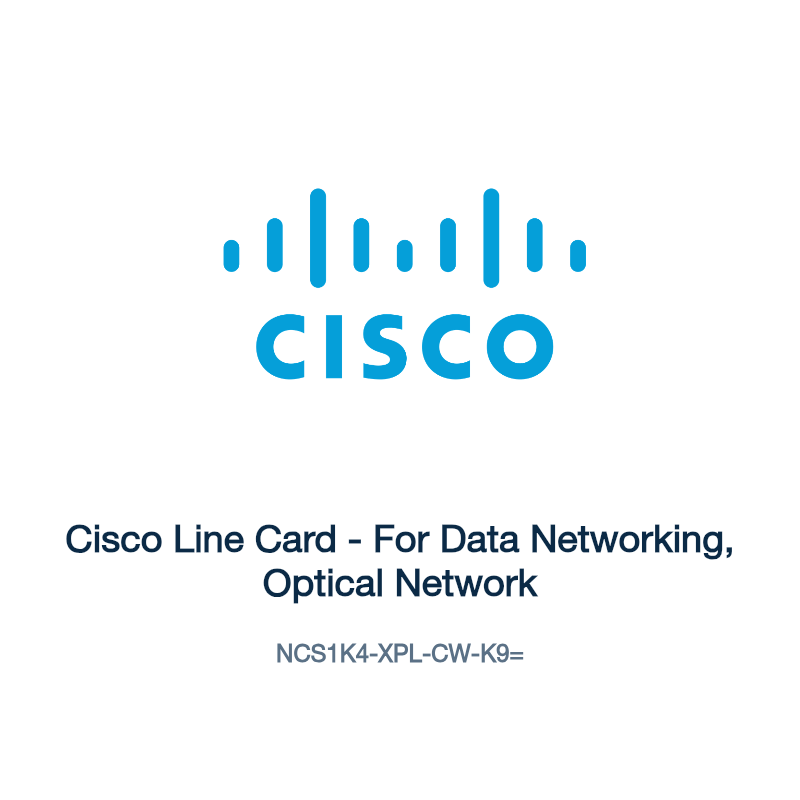 NCS1K4-XPL-CW-K9=: Cisco Line Card - For Data Networking, Optical Network