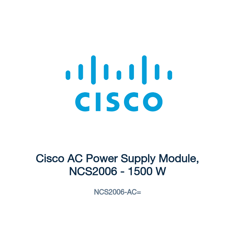 NCS2006-AC=: Cisco AC Power Supply Module, NCS2006
