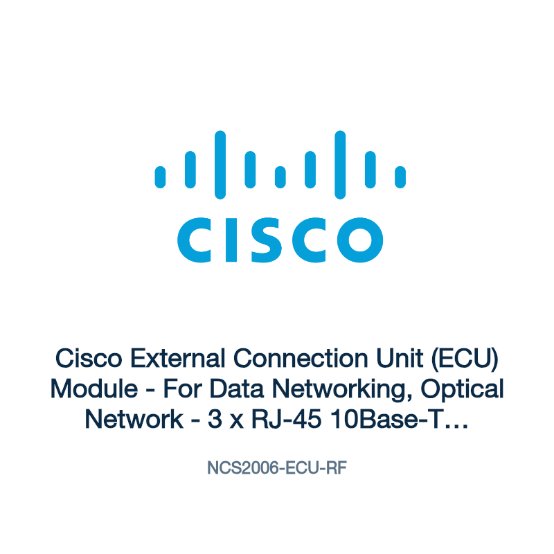 NCS2006-ECU-RF: Cisco External Connection Unit (ECU) Module