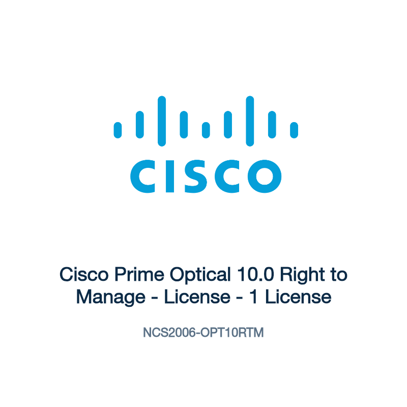 NCS2006-OPT10RTM: Cisco Prime Optical 10.0 Right to Manage