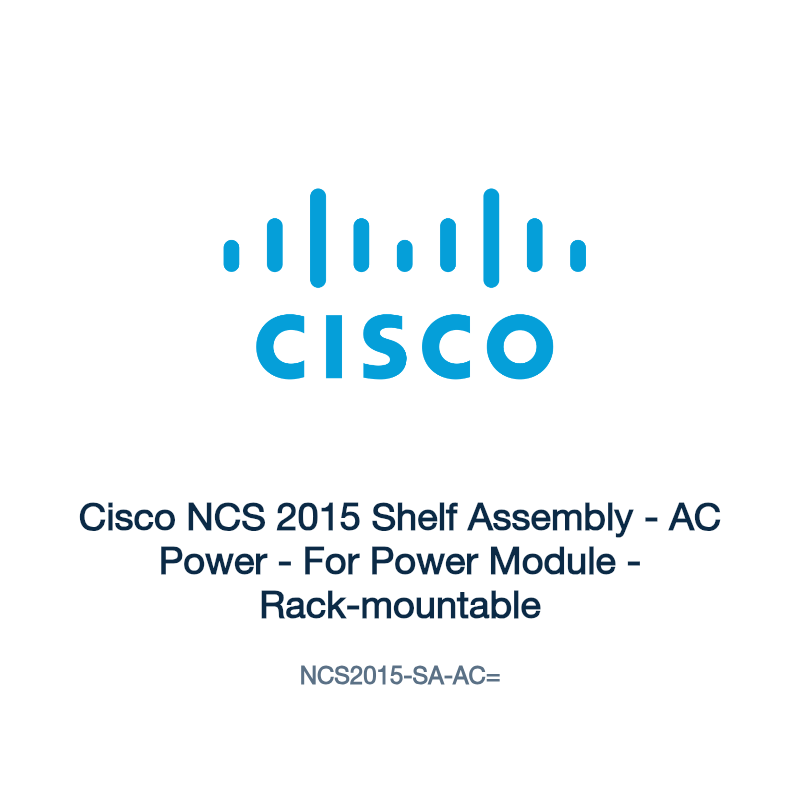 NCS2015-SA-AC=: Cisco NCS 2015 Shelf Assembly