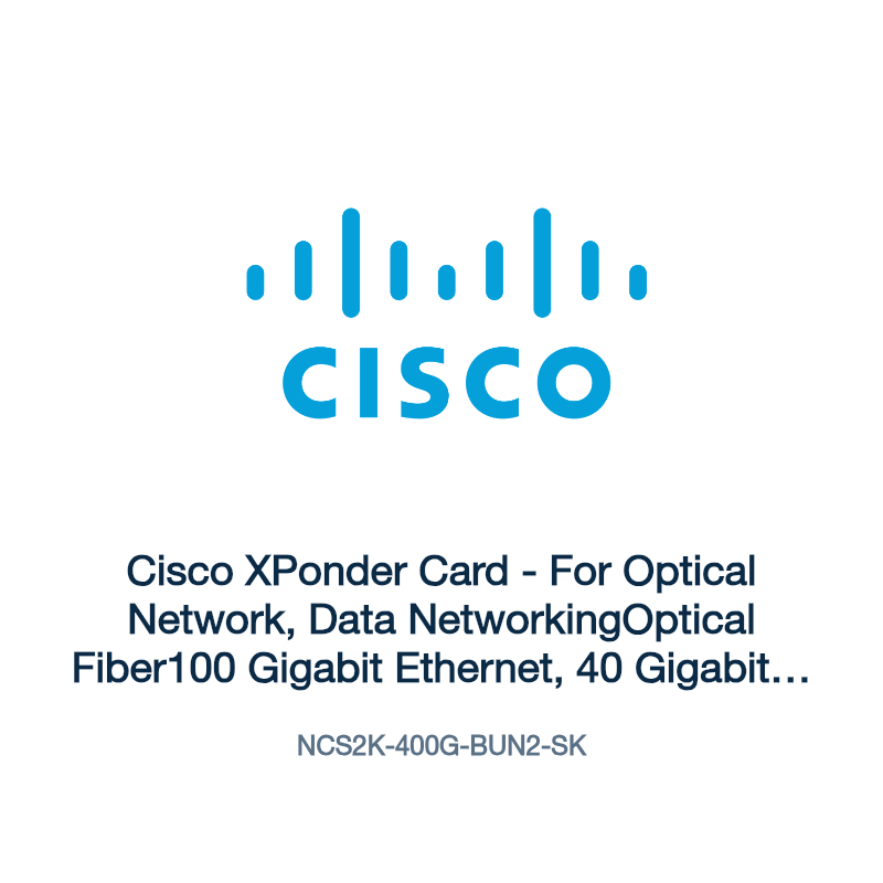 NCS2K-400G-BUN2-SK: Cisco XPonder Card