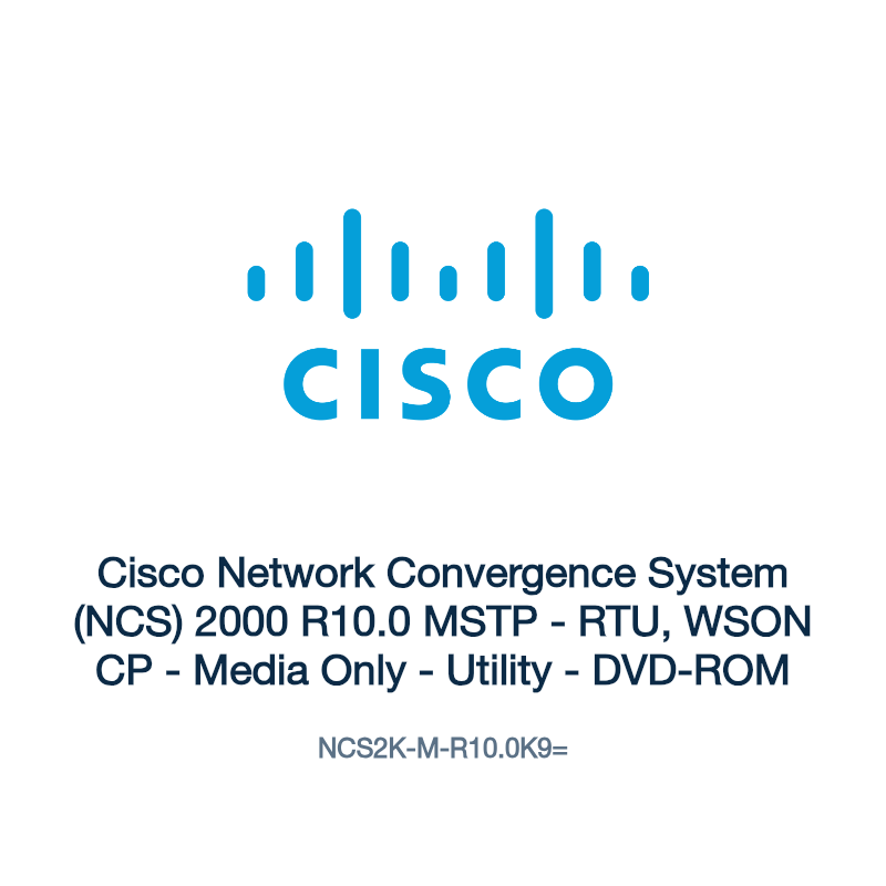 NCS2K-M-R10.0K9=: Cisco Network Convergence System (NCS) 2000 R10.0 MSTP