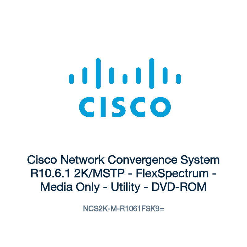 NCS2K-M-R1061FSK9=: Cisco Network Convergence System R10.6.1 2K/MSTP