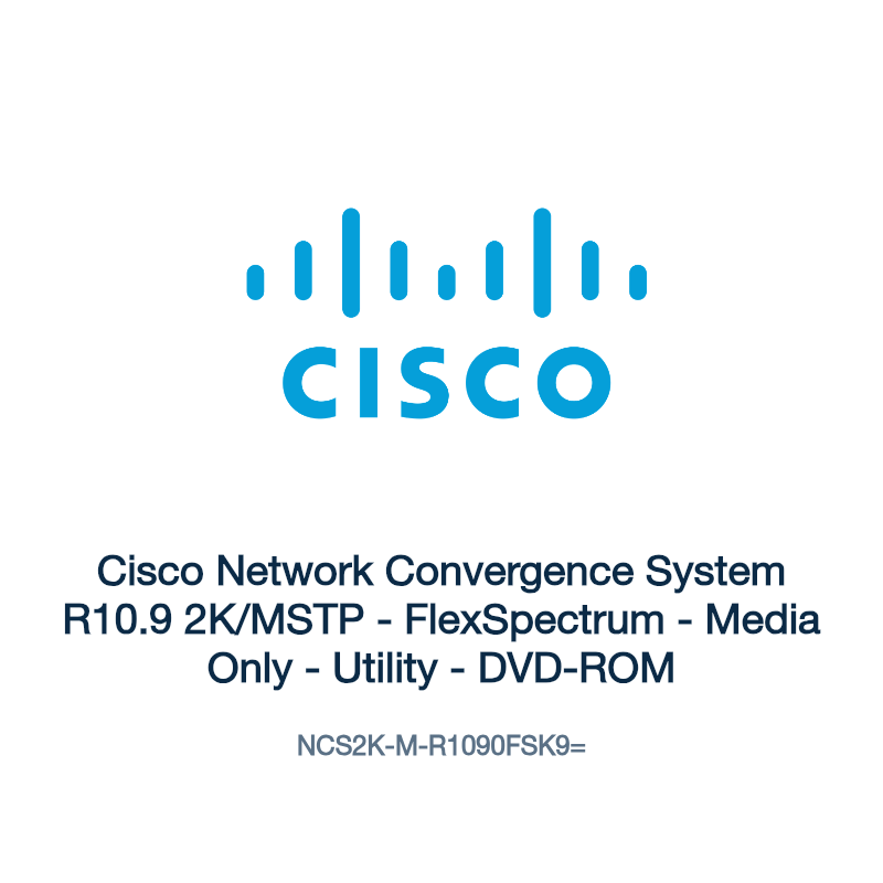 NCS2K-M-R1090FSK9=: Cisco Network Convergence System R10.9 2K/MSTP