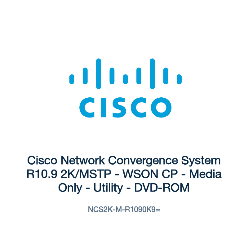 NCS2K-M-R1090K9=: Cisco Network Convergence System R10.9 2K/MSTP