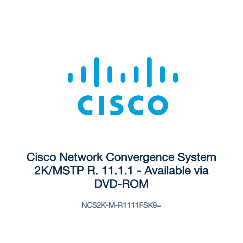 NCS2K-M-R1111FSK9=: Cisco Network Convergence System 2K/MSTP R. 11.1.1