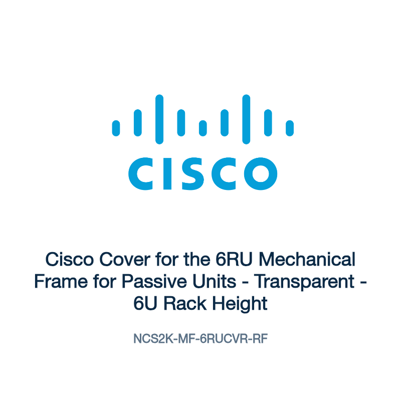 NCS2K-MF-6RUCVR-RF: Cisco Cover for the 6RU Mechanical Frame for Passive Units