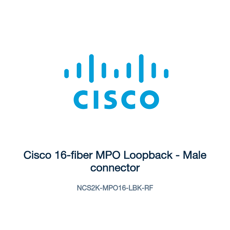 NCS2K-MPO16-LBK-RF: Cisco 16-fiber MPO Loopback