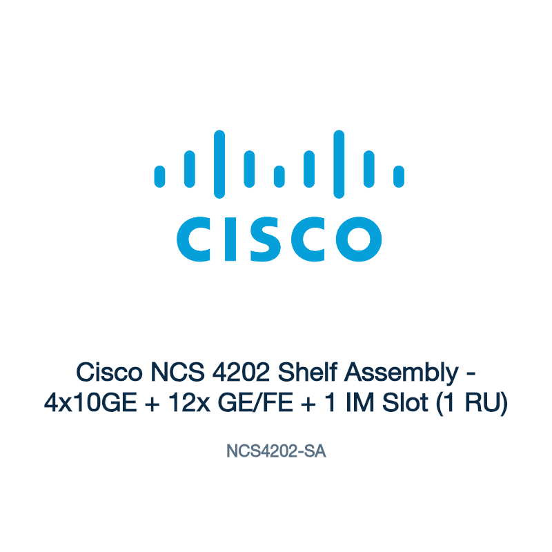 NCS4202-SA: Cisco NCS 4202 Shelf Assembly