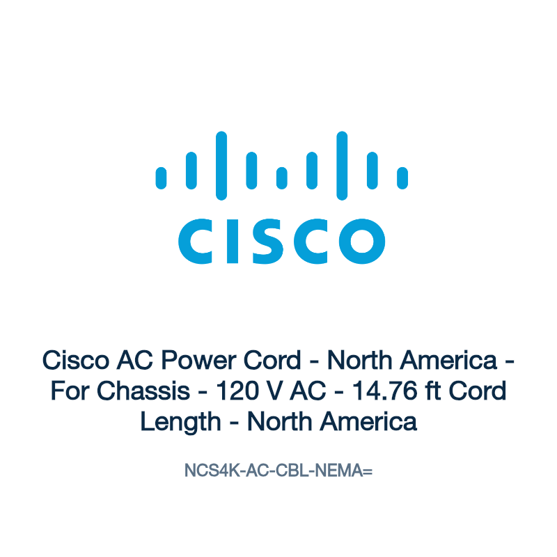 NCS4K-AC-CBL-NEMA=: Cisco AC Power Cord