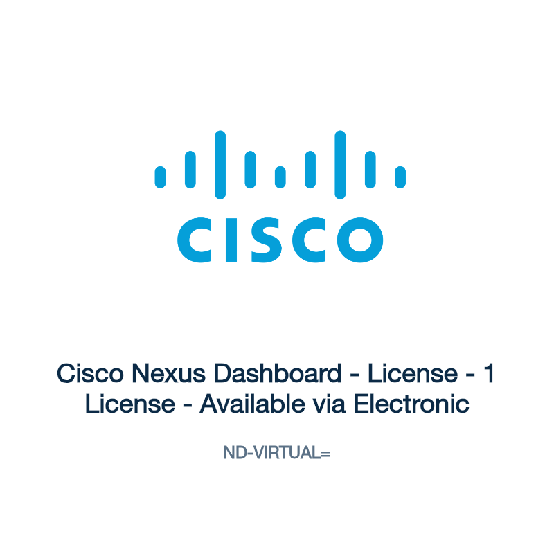 ND-VIRTUAL=: Cisco Nexus Dashboard