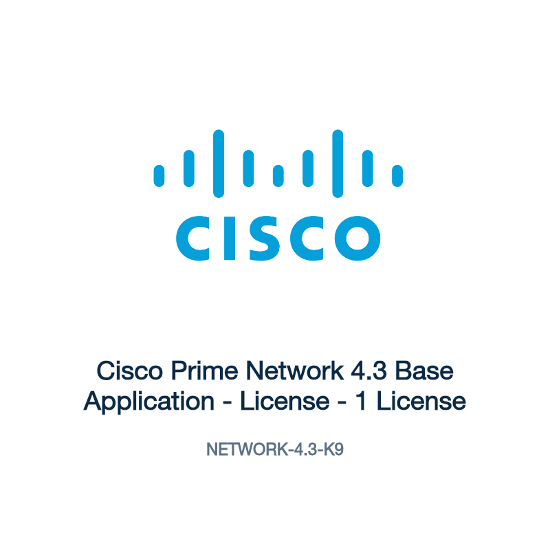 NETWORK-4.3-K9: Cisco Prime Network 4.3 Base Application